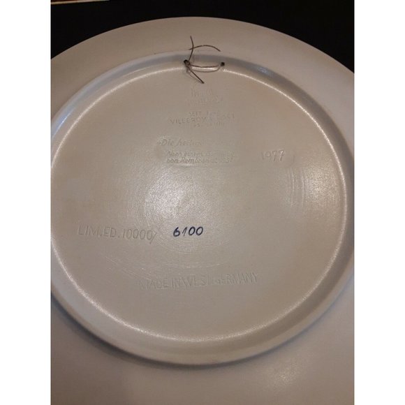 Villeroy &  Boch Plate 1977 Germany Weihnachten #6100 - Picture 3 of 5